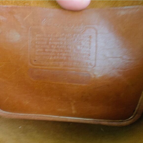 Coach Vitage Genuine Leather Tan Brown Leather Satchel Bag - Picture 7 of 8